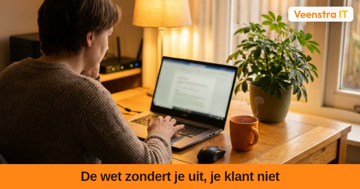 Een toegankelijke website, ook als de wet je uitzondert