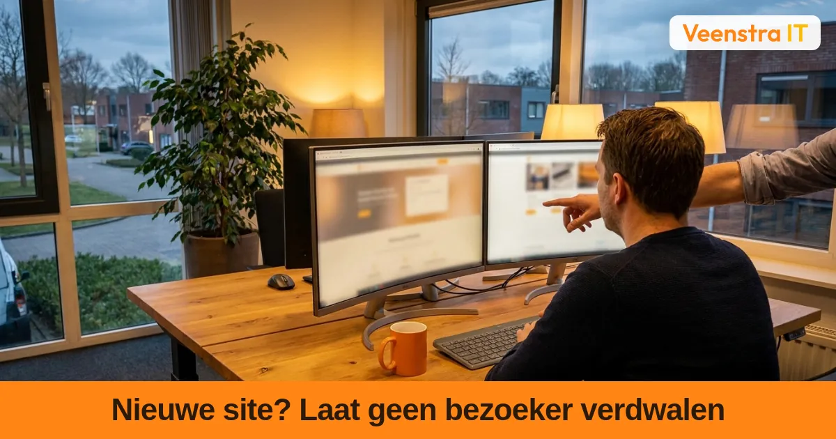 Oude links doorverwijzen bij een nieuwe website
